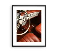 Affiche Poster 40x50cm Tableaux Image Photo Voiture Intérieur Classique Wall Art