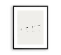 Affiche Poster 40x50cm Tableaux Image Photo Vol Oiseau Héron Wall Art Decoration
