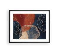 Affiche Poster 50x40cm Tableaux Image Les couleurs les formes la géométrie Art