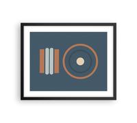 Affiche Poster 50x40cm Tableaux Image Photo Abstrait Moderne Motifs Wall Art