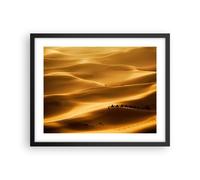 Affiche Poster 50x40cm Tableaux Image Photo Afrique sahara chameau paysage Art