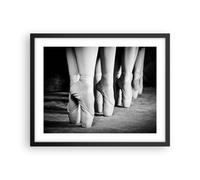Affiche Poster 50x40cm Tableaux Image Photo Chaussons De Danse Pieds Danse Art
