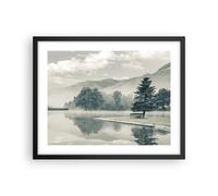 Affiche Poster 50x40cm Tableaux Image Photo Cool Paysage Montagnes Wall Art