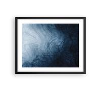 Affiche Poster 50x40cm Tableaux Image Photo Eau Bleu Peinture Wall Art