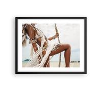 Affiche Poster 50x40cm Tableaux Image Photo Femme Liberté Exotisme Wall Art