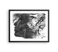 Affiche Poster 50x40cm Tableaux Image Photo Femme Ligne Art. Wall Art