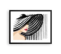 Affiche Poster 50x40cm Tableaux Image Photo femme style mode Wall Art