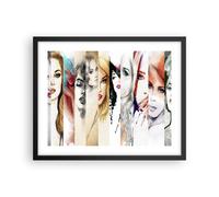 Affiche Poster 50x40cm Tableaux Image Photo Femmes Beauté Lady Illustration Art