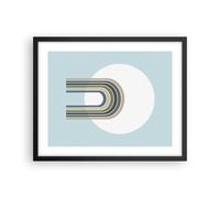 Affiche Poster 50x40cm Tableaux Image Photo Formes roue lignes Wall Art