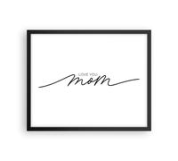 Affiche Poster 50x40cm Tableaux Image Photo Je t'aime maman Wall Art Decoration