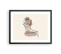 Affiche Poster 50x40cm Tableaux Image Photo Ligne Art Boho Wall Art Decoration