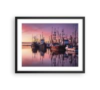 Affiche Poster 50x40cm Tableaux Image Photo Marina Ouest Le Soleil Wall Art
