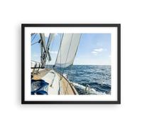 Affiche Poster 50x40cm Tableaux Image Photo mer croisière voile Wall Art