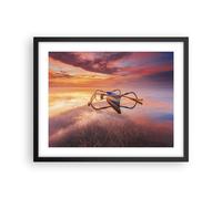 Affiche Poster 50x40cm Tableaux Image Photo Łódź Ouest Le Soleil Wall Art