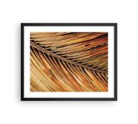Affiche Poster 50x40cm Tableaux Image Photo Orange Feuille Tropical Wall Art