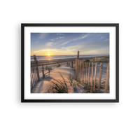 Affiche Poster 50x40cm Tableaux Image Photo Ouest Le Soleil Dune Wall Art