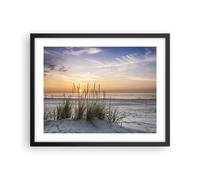 Affiche Poster 50x40cm Tableaux Image Photo Ouest Le Soleil Plage Wall Art
