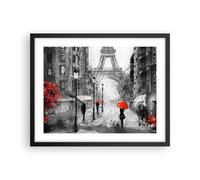 Affiche Poster 50x40cm Tableaux Image Photo Paris ville maison Wall Art