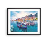 Affiche Poster 50x40cm Tableaux Image Photo Porto Bateaux Les Couleurs Wall Art