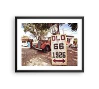 Affiche Poster 50x40cm Tableaux Image Photo route vieux 66 usa Wall Art