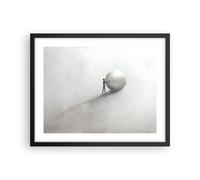 Affiche Poster 50x40cm Tableaux Image Photo Sisyphe Travail Symbole Wall Art
