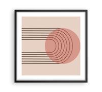 Affiche Poster 50x50cm Tableaux Image Photo Abstraction Minimalisme Crayon Art