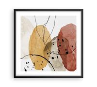 Affiche Poster 50x50cm Tableaux Image Photo Aquarelle Abstraction Formes Art