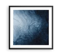 Affiche Poster 50x50cm Tableaux Image Photo Eau Bleu Peinture Wall Art