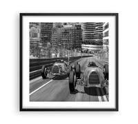 Affiche Poster 50x50cm Tableaux Image Photo Formule 1 Rétro Wall Art Decoration