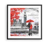Affiche Poster 50x50cm Tableaux Image Photo Londres architecture grand ben Art