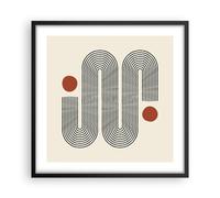 Affiche Poster 50x50cm Tableaux Image Photo Minimaliste Moderne Abstraction Art