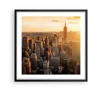 Affiche Poster 50x50cm Tableaux Image Photo New York gratte-ciel manhattan Art