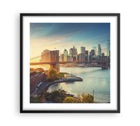 Affiche Poster 50x50cm Tableaux Image Photo New York pont Wall Art Decoration