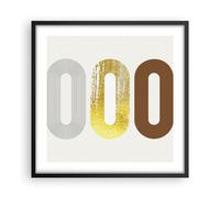 Affiche Poster 50x50cm Tableaux Image Photo Ovale Tapis Roulant Abstraction Art