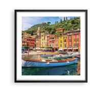 Affiche Poster 50x50cm Tableaux Image Photo Père Noël Marguerite Ligure Wall Art