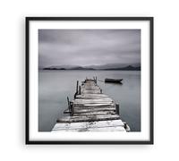 Affiche Poster 50x50cm Tableaux Image Photo pont lac Wall Art Decoration