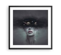Affiche Poster 50x50cm Tableaux Image Photo Quinoa Femme Visage Wall Art