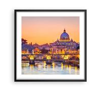 Affiche Poster 50x50cm Tableaux Image Photo Rome Italie basilique histoire Art