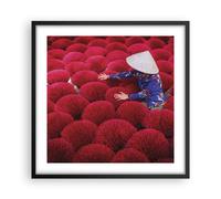 Affiche Poster 50x50cm Tableaux Image Photo Séchage Encens Vietnam Wall Art