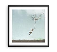 Affiche Poster 50x50cm Tableaux Image Photo Vintage Irréel Métaphore Wall Art