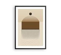 Affiche Poster 50x70cm Tableaux Image Abstraction Géométrique Boho Wall Art