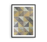 Affiche Poster 50x70cm Tableaux Image Abstraction Géométrique Triangles Wall Art