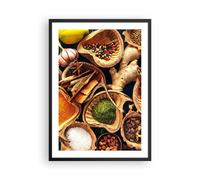 Affiche Poster 50x70cm Tableaux Image Cuisine nourriture herbes épices Wall Art