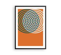 Affiche Poster 50x70cm Tableaux Image L'Abstraction Moderne Cercles Wall Art
