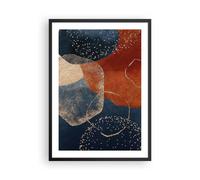 Affiche Poster 50x70cm Tableaux Image Les couleurs les formes la géométrie Art