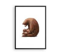 Affiche Poster 50x70cm Tableaux Image Ours Ours En Peluche Pour Enfants Wall Art