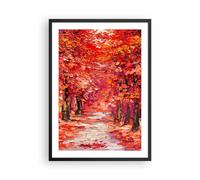 Affiche Poster 50x70cm Tableaux Image Photo Automne Parc Avenue Wall Art
