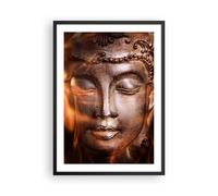 Affiche Poster 50x70cm Tableaux Image Photo Bouddha statue mystère Wall Art