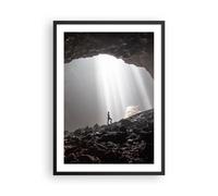 Affiche Poster 50x70cm Tableaux Image Photo Cave Aube Femme Wall Art Decoration