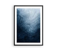 Affiche Poster 50x70cm Tableaux Image Photo Eau Bleu Peinture Wall Art